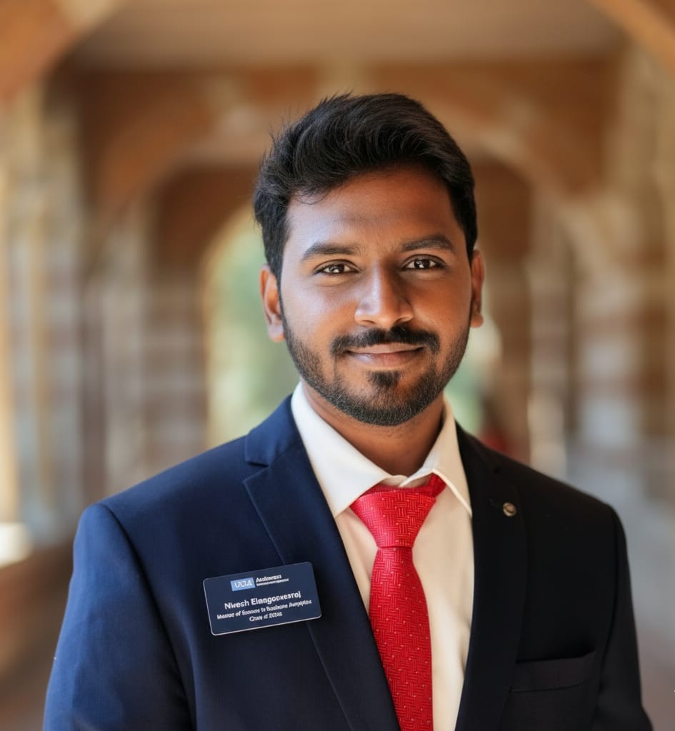 Nivesh at UCLA's Royce Hall